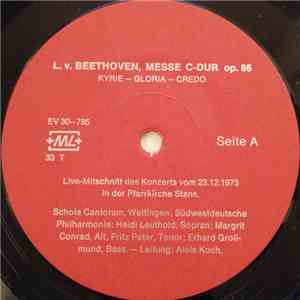 L. v. Beethoven - Messe C-dur Op. 86