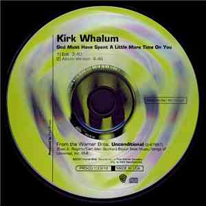 Kirk Whalum - God Must Have Spent A Little More Time On You
