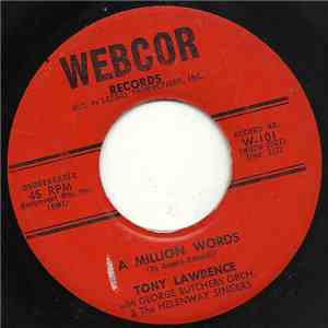 Tony Lawrence  - A Million Words / I Need Somebody