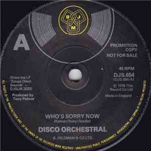 Disco Orchestral - Who's Sorry Now