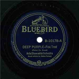 Artie Shaw And His Orchestra - Deep Purple / Pastel Blue