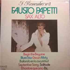 Fausto Papetti Sax Alto - I Remember N°3