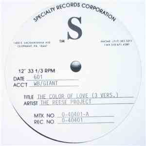 The Reese Project - The Color Of Love (3 Vers.)