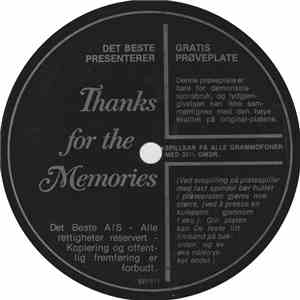 Various - Thanks For The Memories
