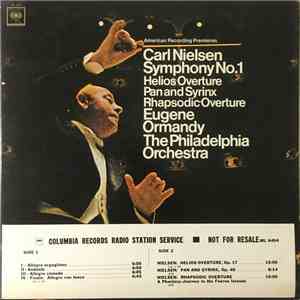 Carl Nielsen, Eugene Ormandy, The Philadelphia Orchestra - Symphony No.1 / ...