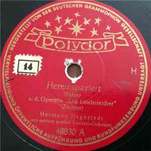 Hermann Hagestedt Mit Seinem Großen Konzert-Orchester - Hereinspaziert / Ba ...