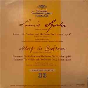 Ludwig van Beethoven, Louis Spohr, Rudolf Koeckert, Symphonie-Orchester Des ...