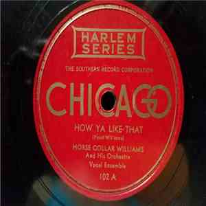Horse Collar Williams And His Orchestra - How Ya Like That / You Ain't Noth ...