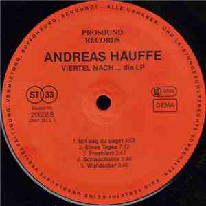 Andreas Hauffe / Jürgen Slopianka - Viertel Nach ... Die LP