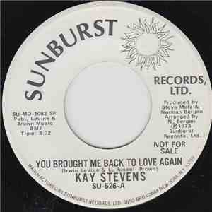 Kay Stevens - You Brought Me Back To Love Again