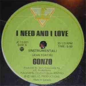 Gonzo - I Need And I Love