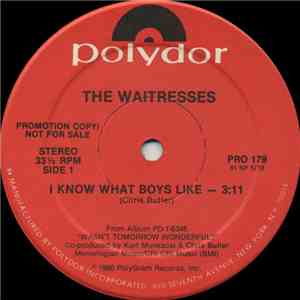 The Waitresses - I Know What Boys Like / No Guilt