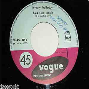 Johnny Hallyday - Tu Parles Trop (You Talk Too Much) / Bien Trop Timide